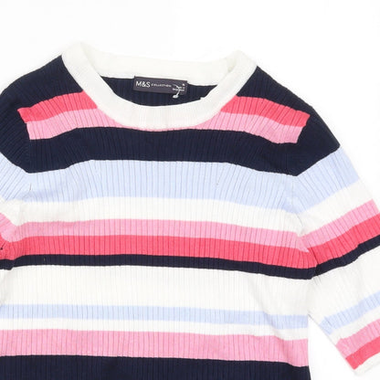 Womens UK Size 16 Marks and Spencer Pink Pullover Jumper