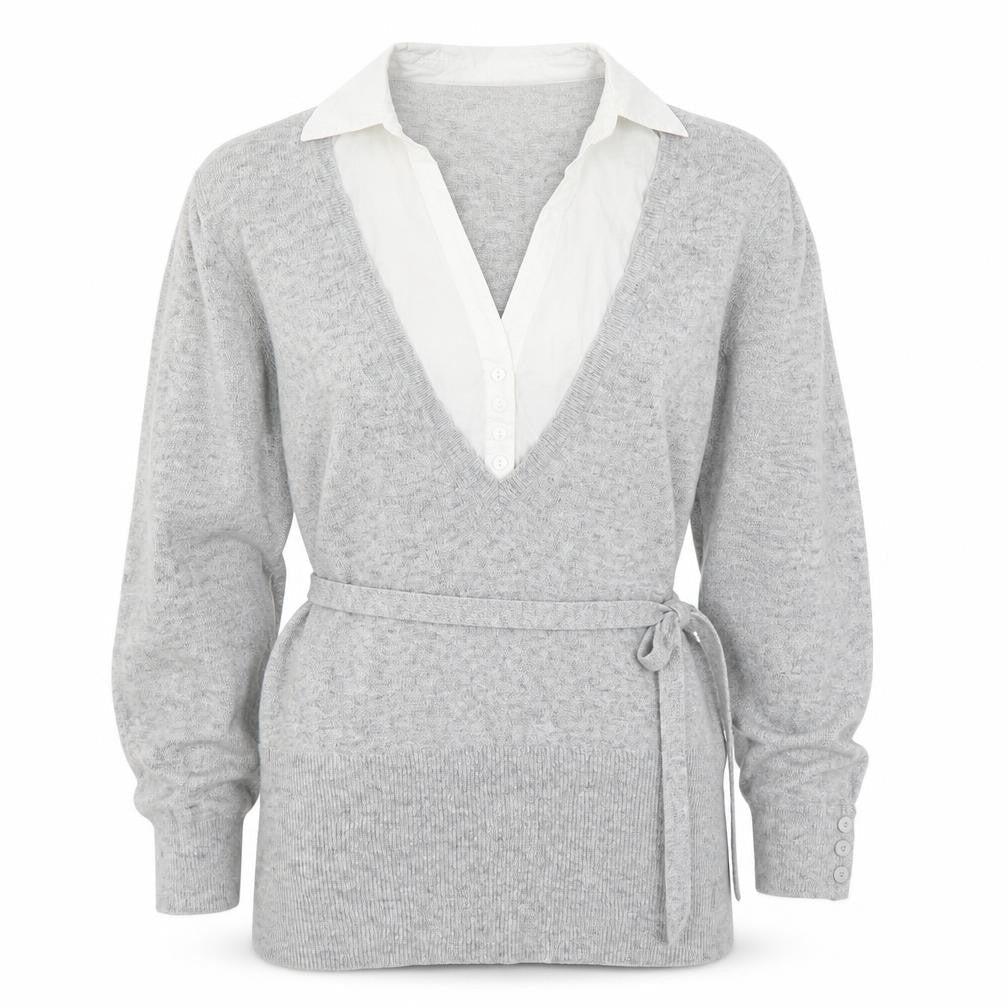 Womens UK Size 10 Monsoon Grey Pullover Jumper