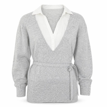 Womens UK Size 10 Monsoon Grey Pullover Jumper