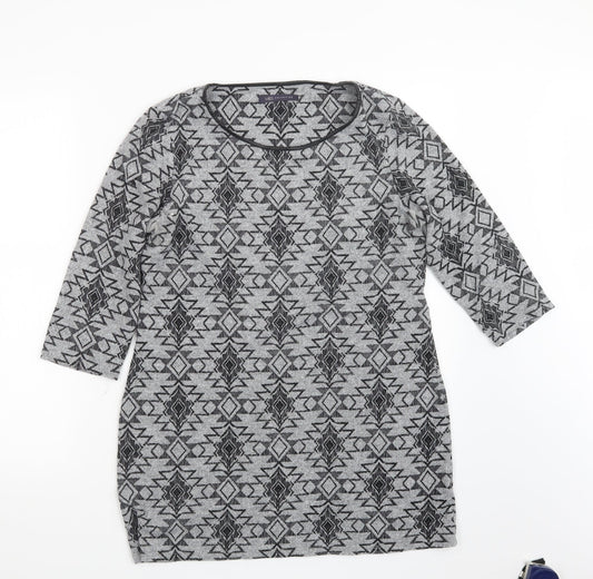 Womens UK Size 14 Marks and Spencer Grey Pullover Jumper