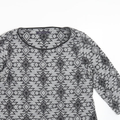 Womens UK Size 14 Marks and Spencer Grey Pullover Jumper