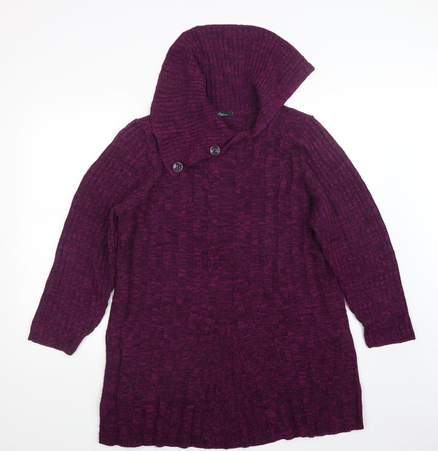 Womens UK Size L BM Purple Pullover Jumper