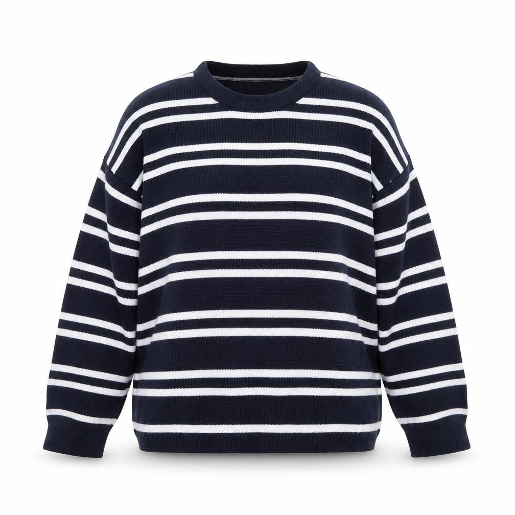 Womens UK Size M Papaya Blue Pullover Jumper