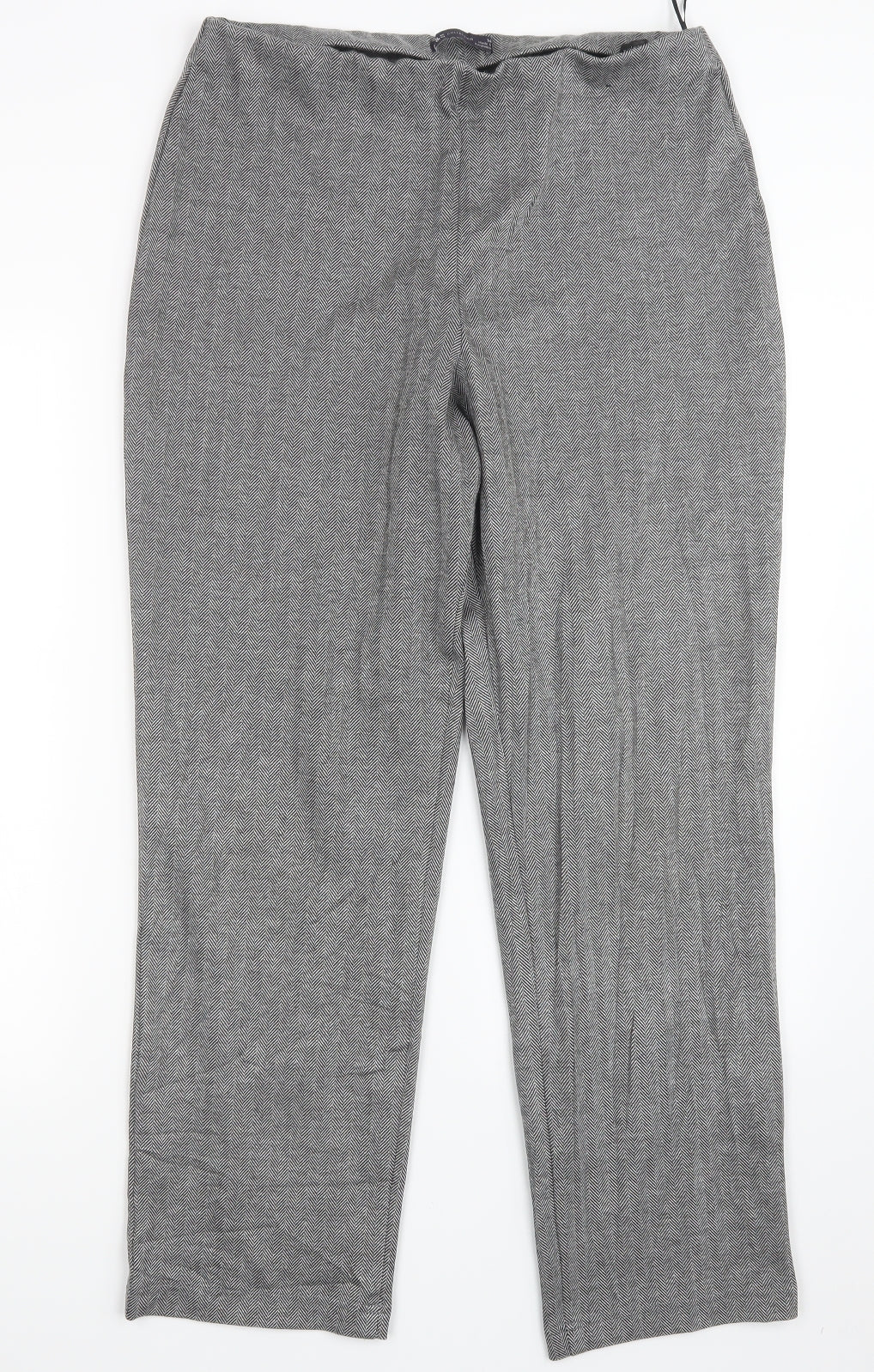 Womens UK Size 14 Marks and Spencer Regular Fit  Black Trousers