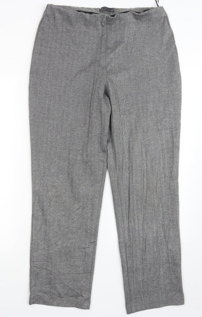 Womens UK Size 14 Marks and Spencer Regular Fit  Black Trousers