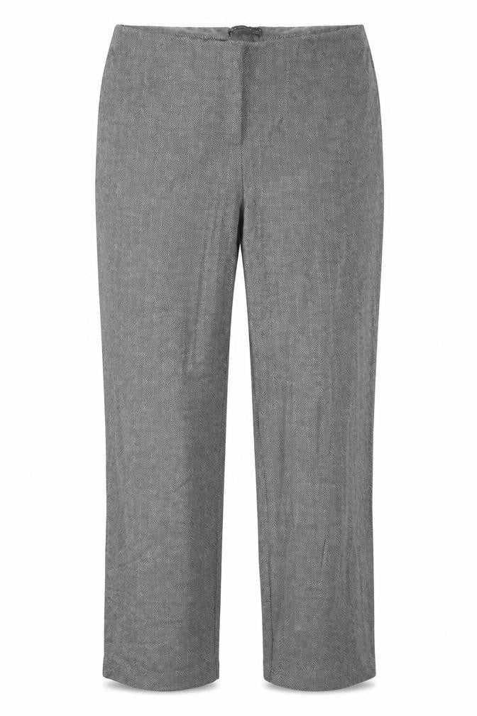 Marks & Spencer Womens Black Geometric  Trousers  Size 14 L29 in