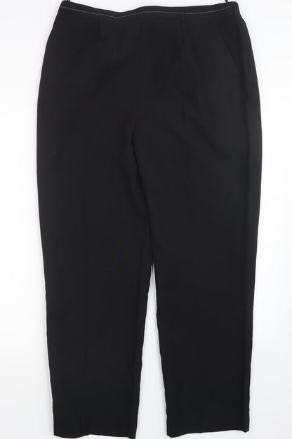 BM Womens Black   Trousers  Size 16 L28.5 in