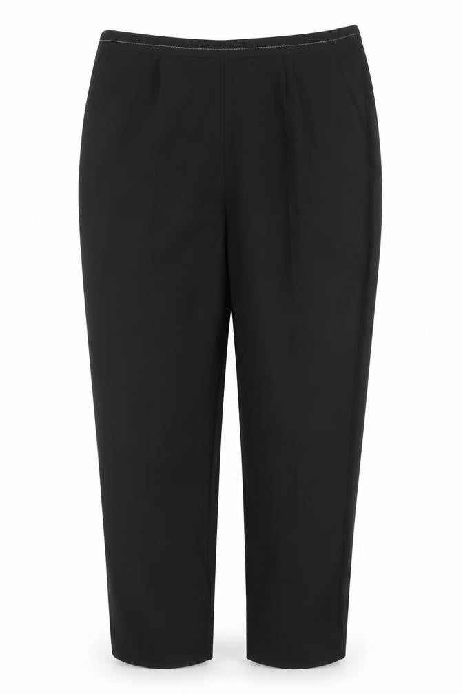 Bonmarché Womens Black Trousers Size 16 L28.5 in