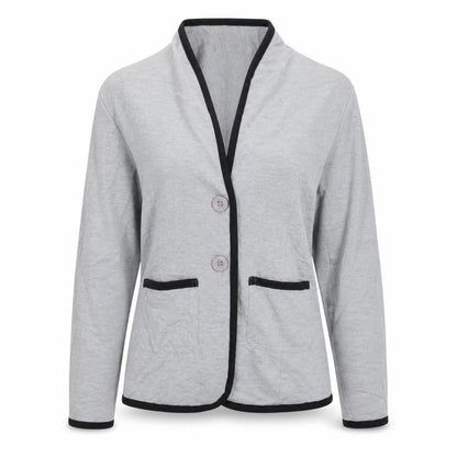 Ai mei li Womens Grey   Jacket  Size L