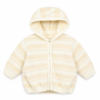 Little Bundloe  Beige  Knit Jacket  Size 3-6 Months