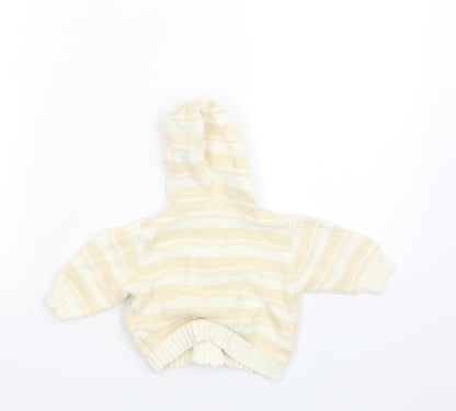 Little Bundloe  Beige  Knit Jacket  Size 3-6 Months