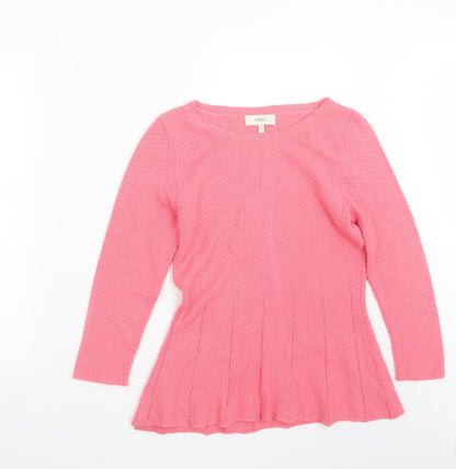 Womens UK Size 12 NEXT Pink Pullover Jumper