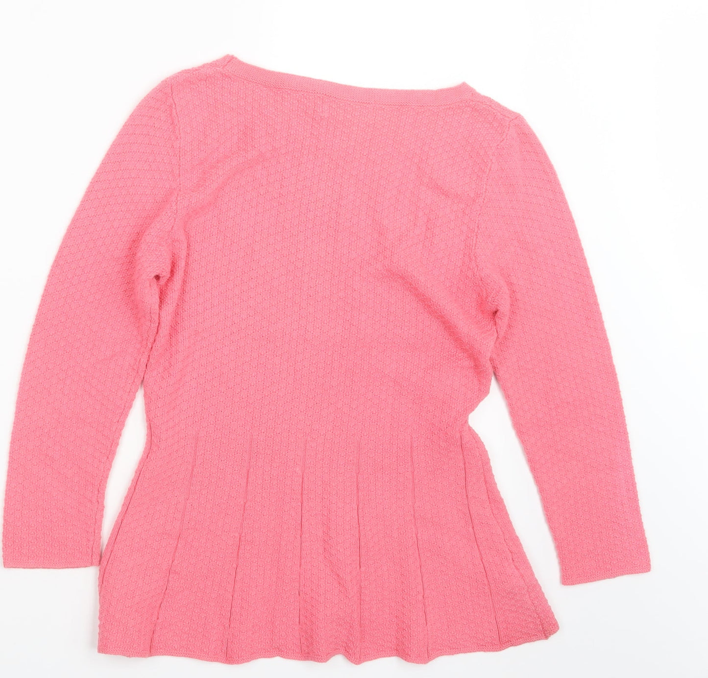 Womens UK Size 12 NEXT Pink Pullover Jumper