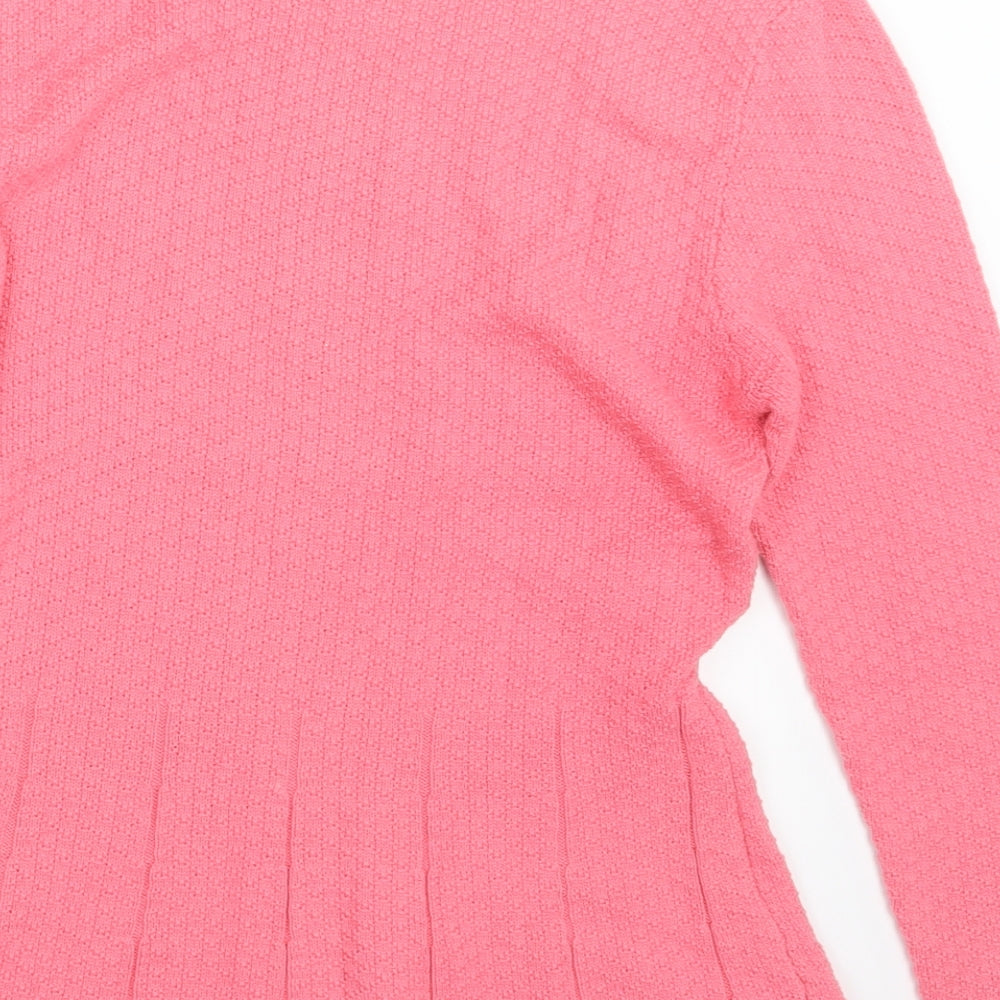 Womens UK Size 12 NEXT Pink Pullover Jumper