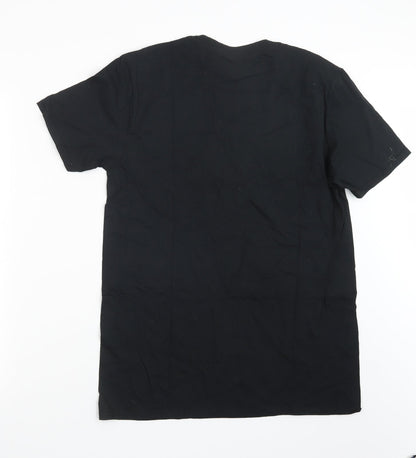Mens UK Size M Gildan Black  T-Shirt