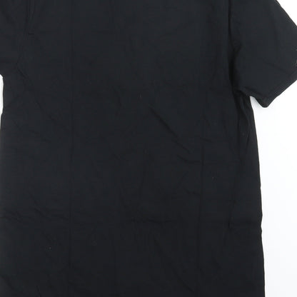 Mens UK Size M Gildan Black  T-Shirt