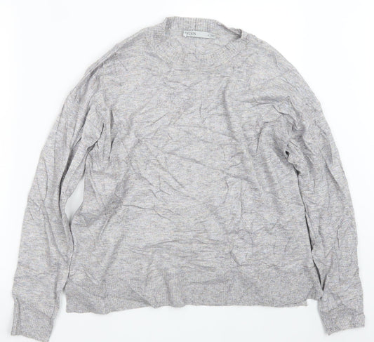 Oasis Womens Grey   Pullover Jumper Size M