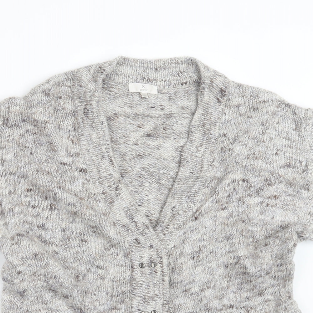 CC Womens Beige  Knit Cardigan Jumper Size M