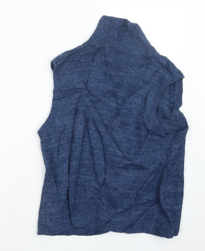The Traders Womens Blue  Knit Cardigan Jumper Size M