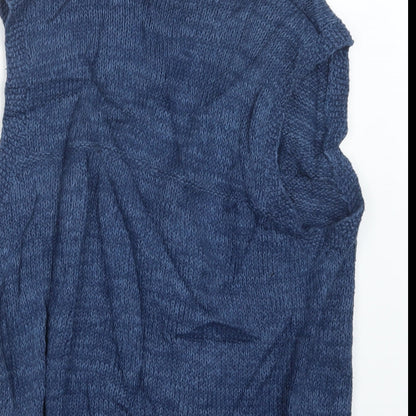 The Traders Womens Blue  Knit Cardigan Jumper Size M