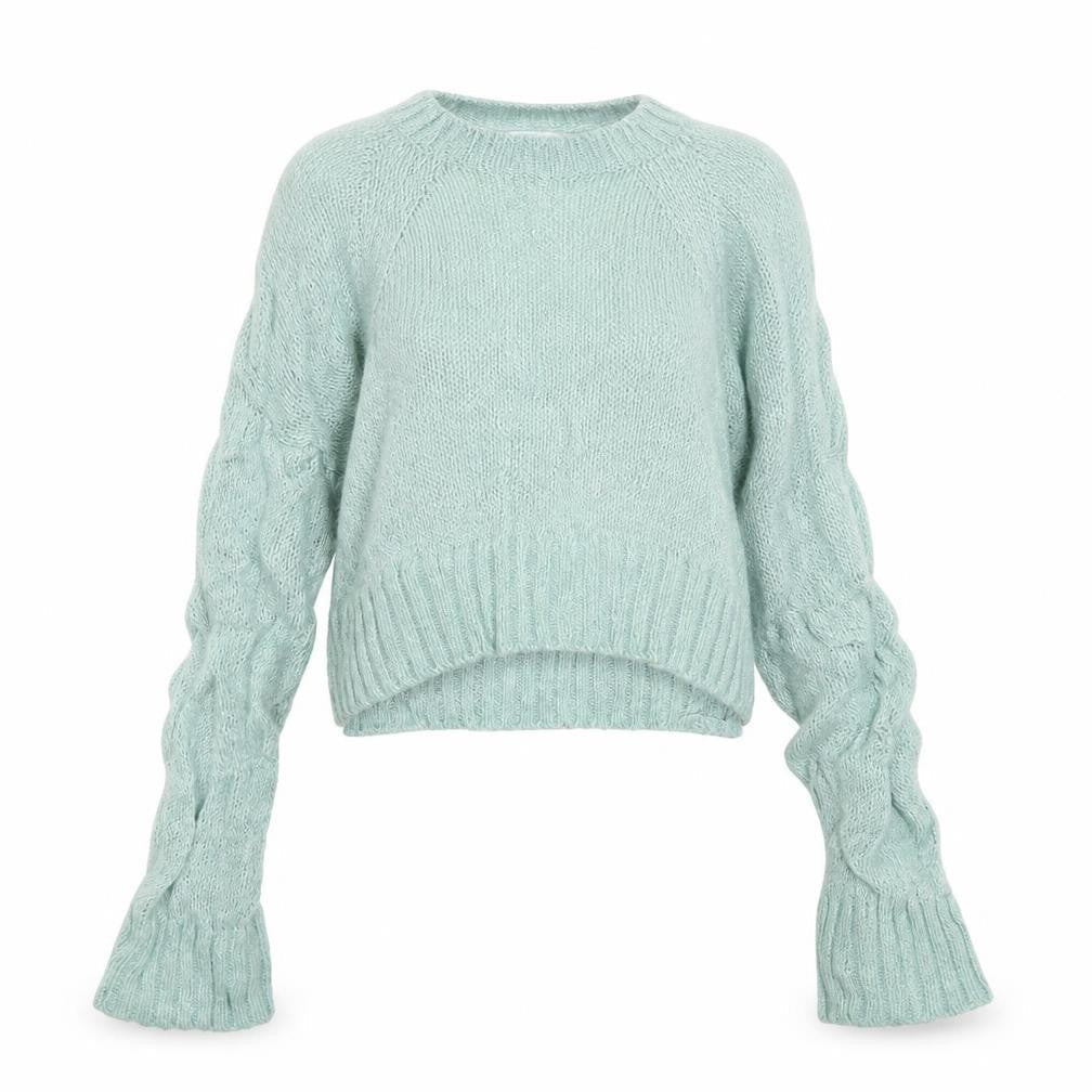 Womens UK Size S New Look Green Pullover Jumper