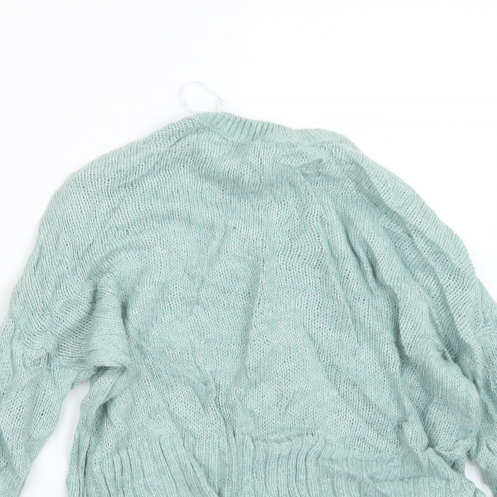 Womens UK Size S New Look Green Pullover Jumper