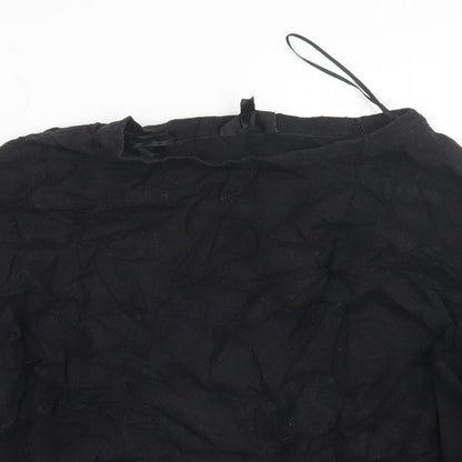Womens UK Size 10 Topshop Black Pullover Jumper