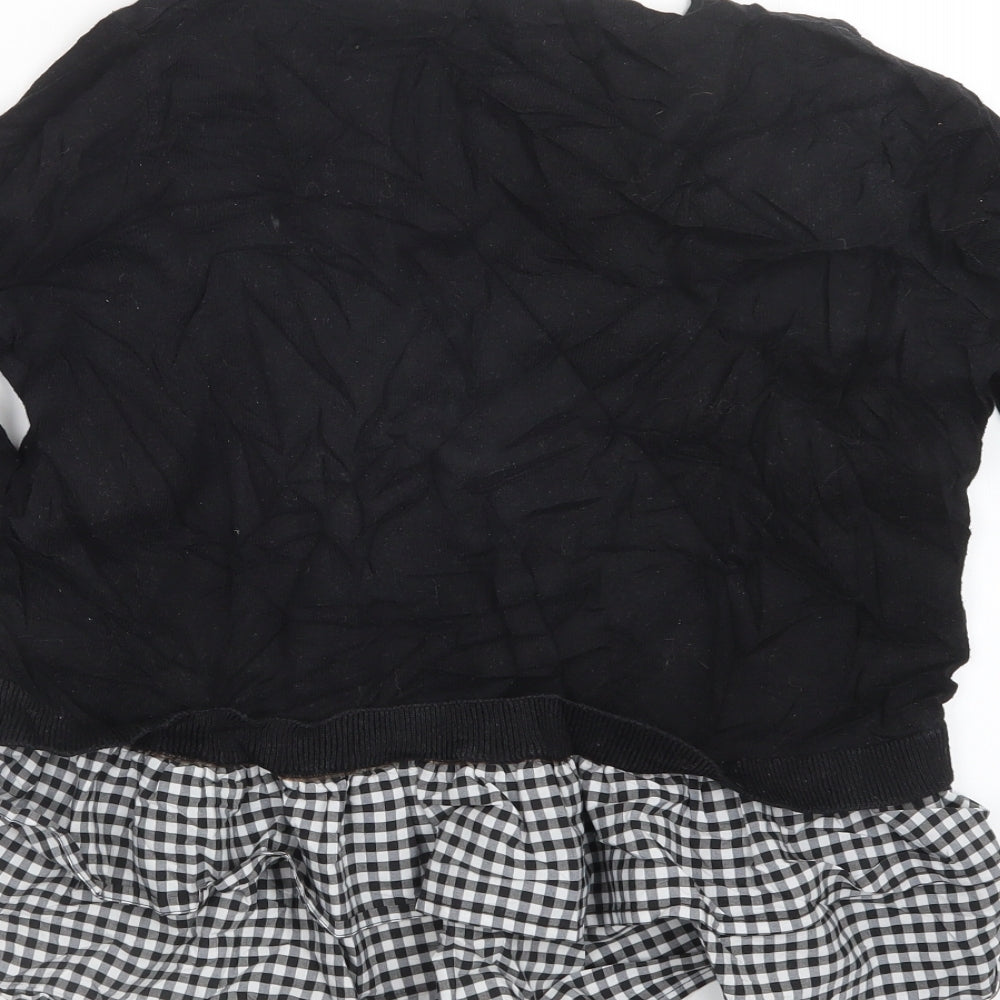 Womens UK Size 10 Topshop Black Pullover Jumper