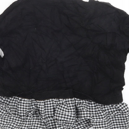 Womens UK Size 10 Topshop Black Pullover Jumper