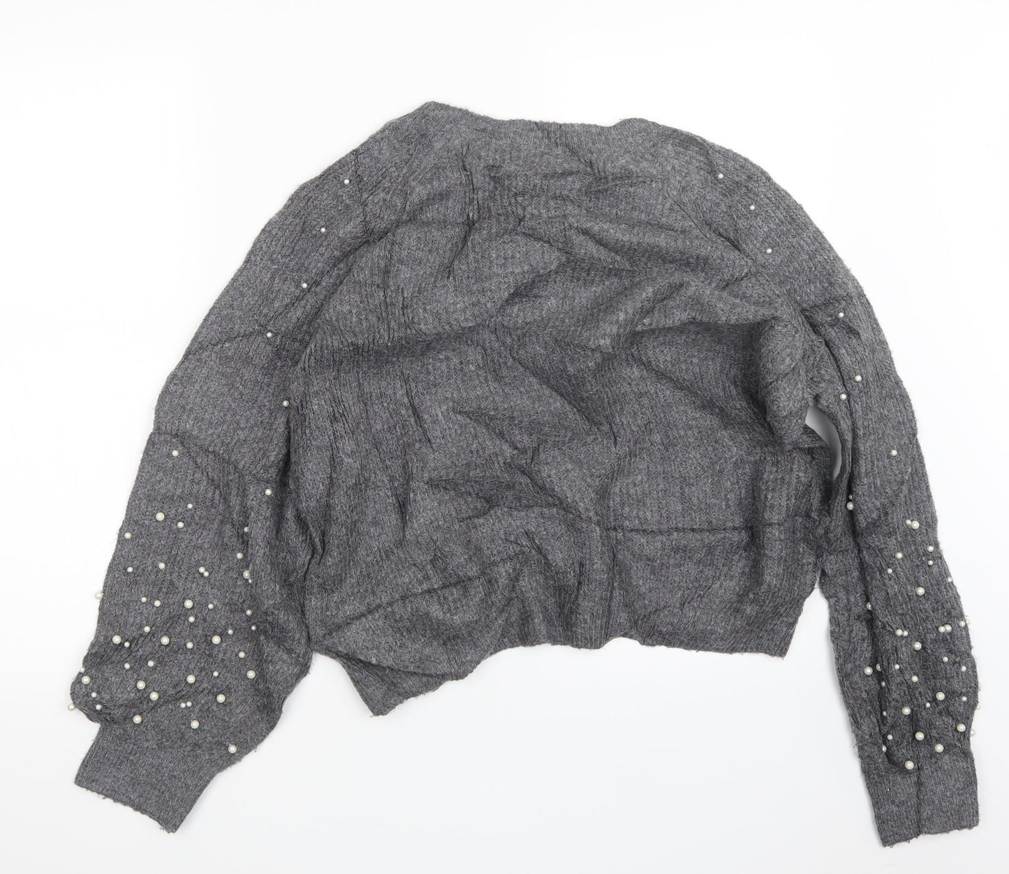Womens UK Size M Marks and Spencer Grey Pullover Jumper