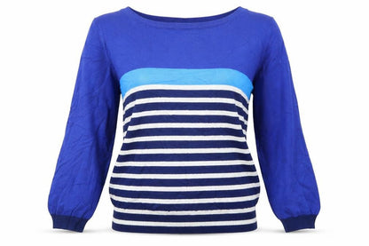 Womens UK Size L M&Co Blue Pullover Jumper