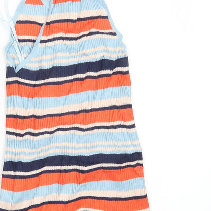 Atmosphere Womens Blue Striped  Pullover Jumper Size 8