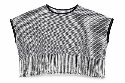 TIA Womens Black  Knit Pullover Jumper Size 10