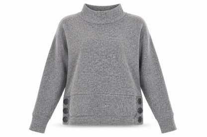 Womens UK Size 8 F&F Grey Pullover Jumper