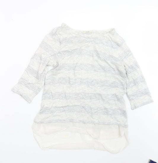 George Womens Grey  Knit Pullover Jumper Size 14