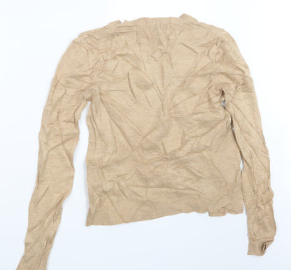 Womens UK Size 12 Marks and Spencer Beige Pullover Jumper