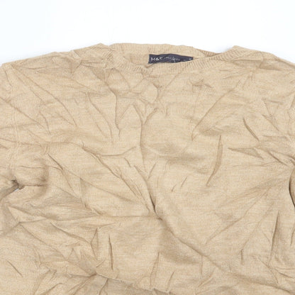Womens UK Size 12 Marks and Spencer Beige Pullover Jumper