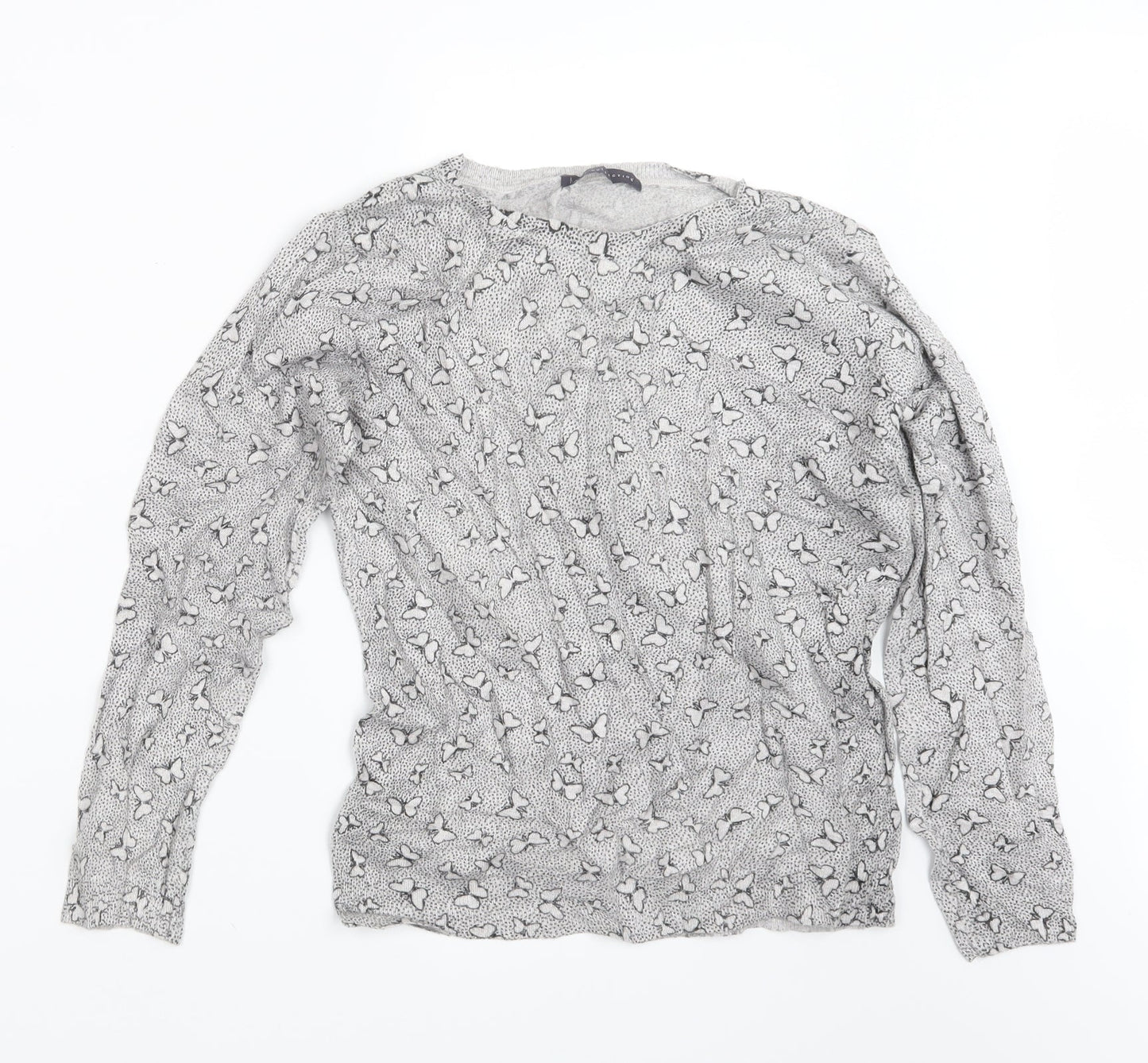 Womens UK Size 14 Marks and Spencer Grey Pullover Jumper