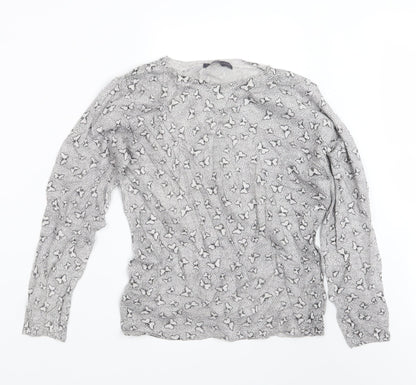 Womens UK Size 14 Marks and Spencer Grey Pullover Jumper