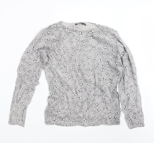 Womens UK Size 14 Marks and Spencer Grey Pullover Jumper