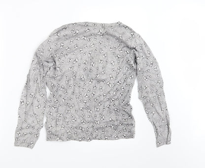 Womens UK Size 14 Marks and Spencer Grey Pullover Jumper