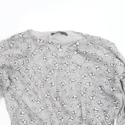 Womens UK Size 14 Marks and Spencer Grey Pullover Jumper