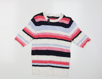Womens UK Size 12 M&S Multicoloured Pullover Jumper