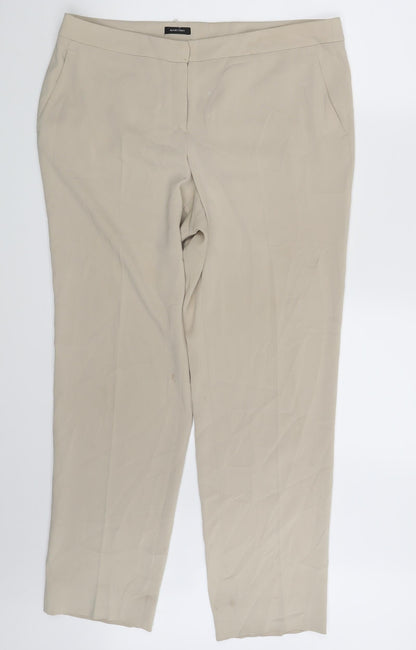 Womens UK Size 18 Marcona Regular Fit Chino Beige Trousers