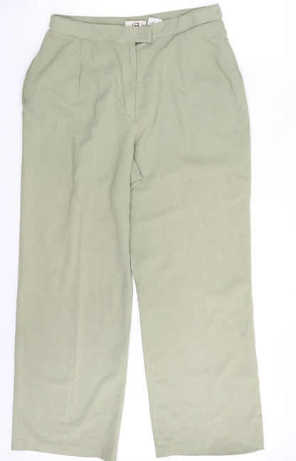 Bonmarché Womens Green   Dress Pants Trousers Size 18 L28 in
