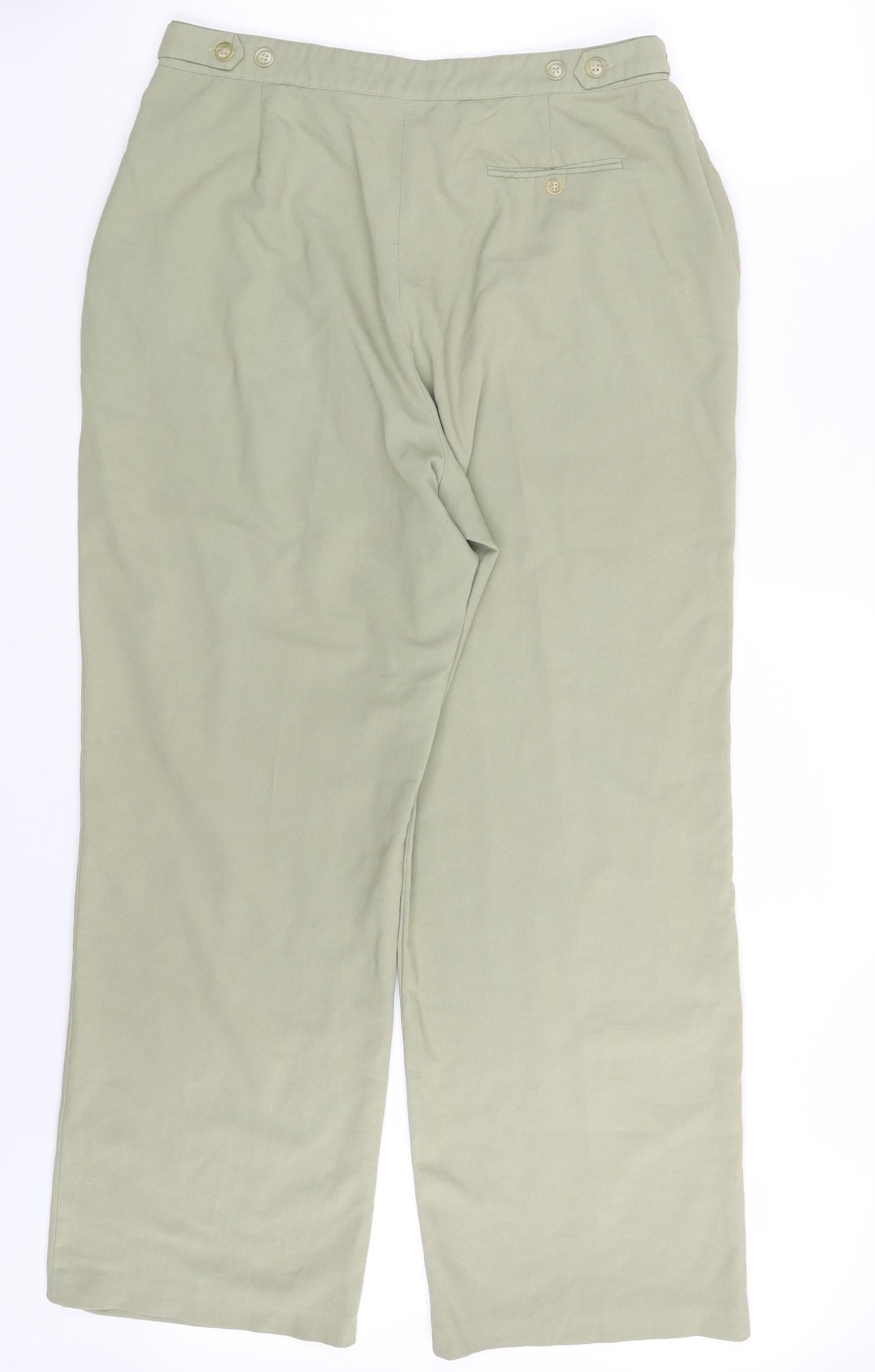 Bonmarché Womens Green   Dress Pants Trousers Size 18 L28 in