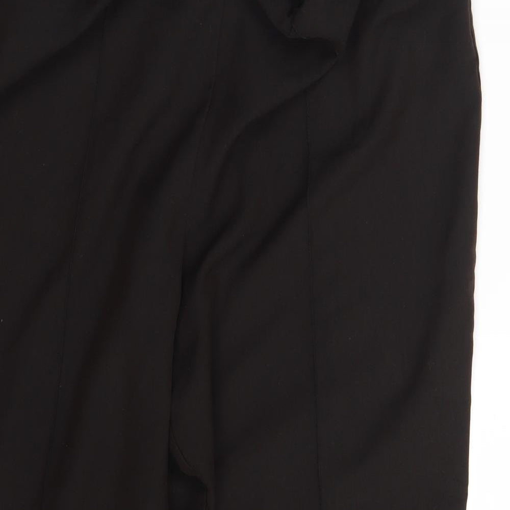 Womens UK Size 16 Preworn Regular Fit Dress Pants Brown Trousers