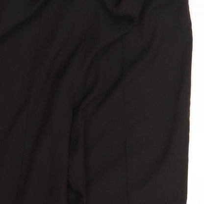 Womens UK Size 16 Preworn Regular Fit Dress Pants Brown Trousers