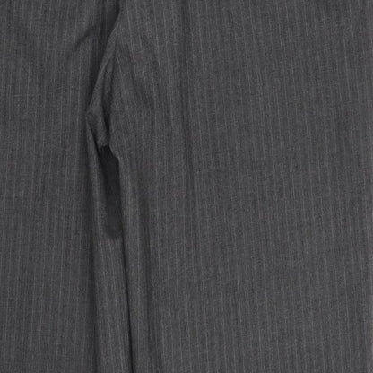 Debenhams Mens Grey Striped  Trousers  Size 34 in L30 in
