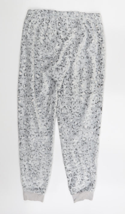 Womens UK Size 12 Debenhams Regular Fit Sweatpants White Trousers